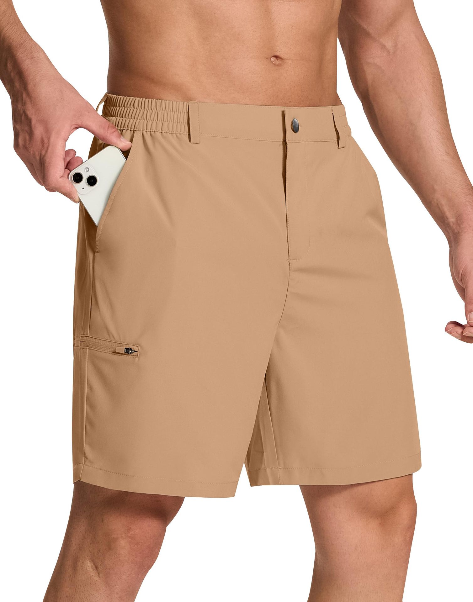 Men's Stretch Golf Pants, Casual Sports Style, Six Pockets