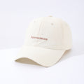 Single-color Embroidered English Letters Quick-drying Lightweight Adjustable Sunshade Simple And Versatile Baseball Cap For Casual Outdoor Sports, Commuting.