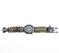6 En 1 Tcticos Al Aire Libre EDC Supervivencia Ajustable Pulsera Brjula Rescate Paracord Camping Equipment Herramientas