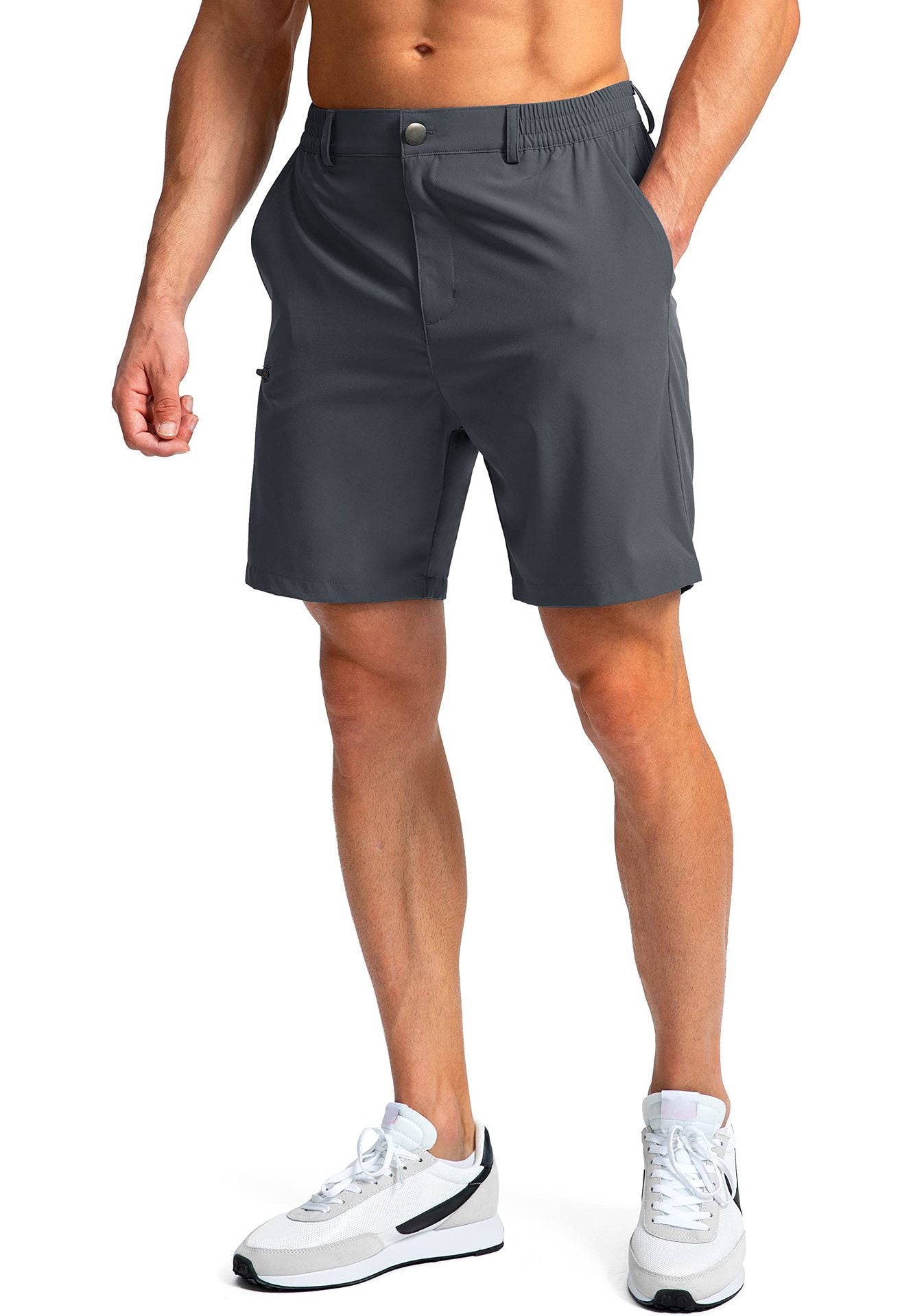 Men's Stretch Golf Pants, Casual Sports Style, Six Pockets