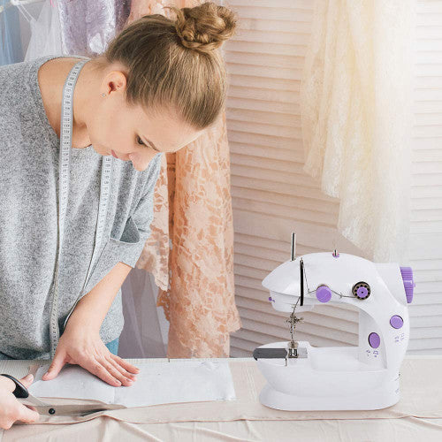 MINI MÁQUINA DE COSER PORTÁTIL - COMPACTA, PRÁCTICA Y FÁCIL DE USAR.