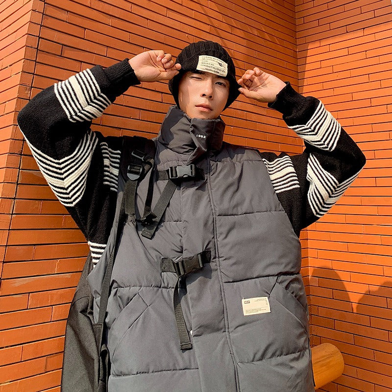 AutumnWinter Outerwear Warm Vest Teenager Sportswear Men's